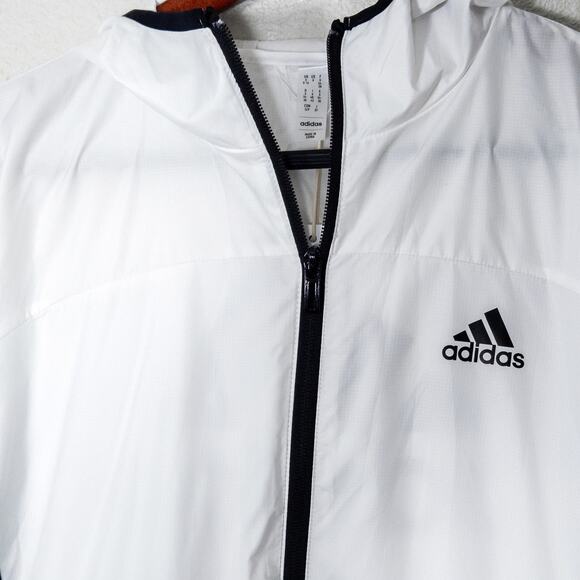 Adidas Carrera Running Jacket Women's Size Small White Sporty Streetwear - Picture 4 of 12
